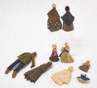 Group of Nut and Handmade Dolls - 2