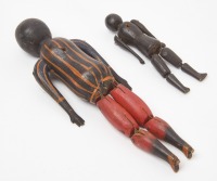 Two Black Folk Art Dancing Dolls - 5