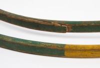 Pair of Painted Victorian Rolling Hoops - 3