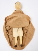 Painted Wooden Doll with Original Clothing - 5