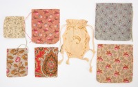 Group of Early Fabric Pouches - 3