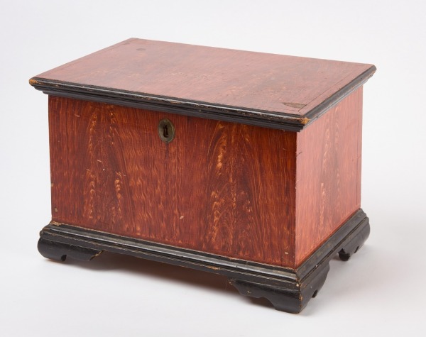 Miniature Painted Blanket Chest