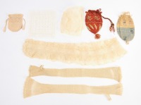 Group of Early Crochet and Handknit Accessories