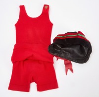 Bathing Slippers, Cap and Suit - 3