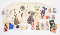 Group of Paper Dolls