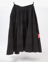 Girls' Rockabilly Poodle Appliqu&eacute; Circle Skirt - 2