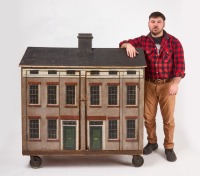 Large Dollhouse on Wheels - 4
