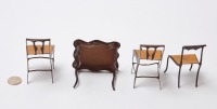Group of Dollhouse Regency Style Furniture - 2