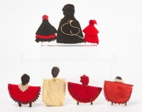 Group of Afro-American Pen Wipe Dolls - 3