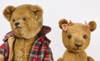 Three Gold American Teddy Bears - 3