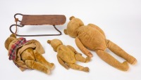 Three Gold American Teddy Bears - 5