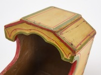 Two Painted and Hooded Doll Cradles - 6