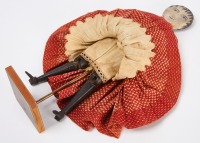 Articulated and Painted Wood Doll - 4