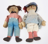 Early Raggedy Ann Doll and Andy Doll - 5