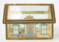 Group of Seed Dolls with Miniature Schoolhouse - 3