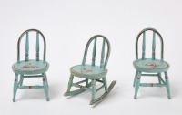 Group of Painted Dollhouse Furniture - 4