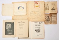 Group of Early Ephemera, Books, and Children's School Materials - 2