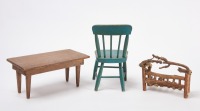 Group of Folk Doll Furniture - 2