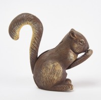 Antique Painted Squirrel Nutcracker - 2