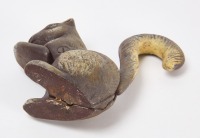 Antique Painted Squirrel Nutcracker - 4