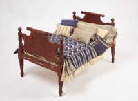 Doll Rope Bed and Textiles - 3