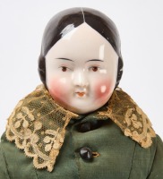 German Porcelain Head Doll - 2