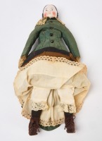 German Porcelain Head Doll - 4