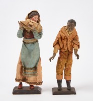 Two Early Neapolitan Presepio Nativity Figures