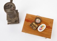 Group of Dollhouse Furniture with Stove - 2