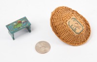 Group of Dollhouse Furniture and Decor - 3