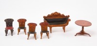 Evans and Cartwright - Group of Dollhouse Furniture - 2