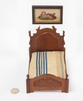 Group of Dollhouse Handmade Bedroom Furniture - 2