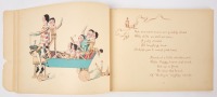 Two Penny Wood Dolls and Book 'The Adventures of Two Dutch Dolls' - 3