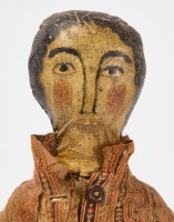 Painted Cloth Doll with Morning Dress - 2