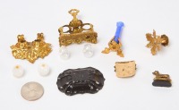 Group of Dollhouse Ormolu Accessories - 2