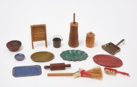 Group of Dollhouse Home Wares