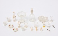 Group of Dollhouse Glass including Sandwich Glass Co.