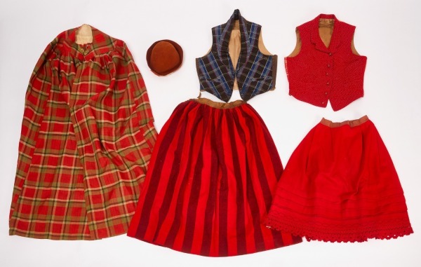 Group of Festive Clothing and Cloak