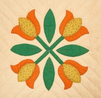 Tulip Appliqu&eacute; Quilt - 2