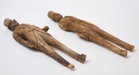 Pair of Carved Wooden Figures - 5