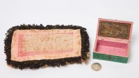 Dollhouse Lidded Trunk and Rug - 2