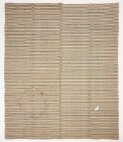 Overshot Coverlet with Cochineal Dyed Wool - 2