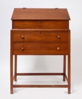 Slant Top Clerk Desk on Frame