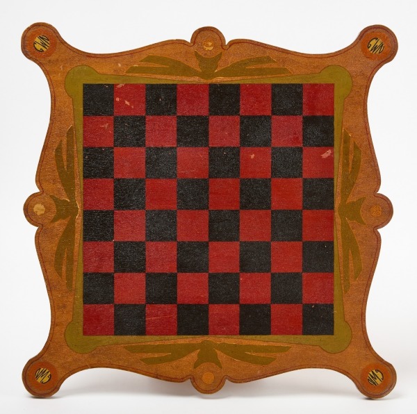 Checkers Game Board, Henry Morrison