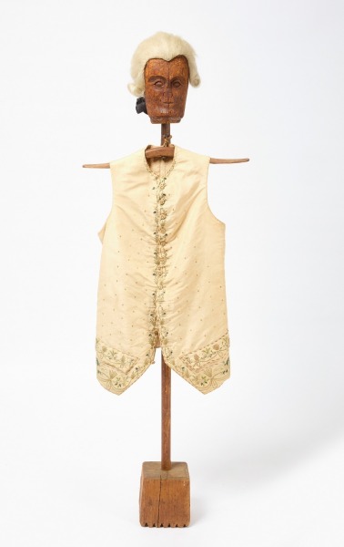 Colonial Mannequin with Vest and Wig