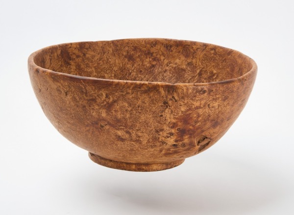 Footed Burl Bowl