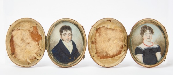 Pair of Identified Miniature Portraits