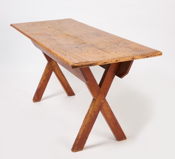 Early Sawbuck Table