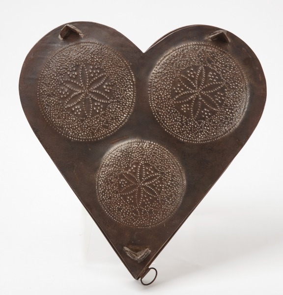 Pierced Tin Heart Mold