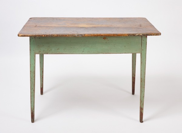 Country Table with Painted Base